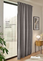 Vorhang im Kibek Prospekt in Melle Aktueller Kibek Prospekt mit Vorhang, "DEIN KIBEK-HAUS HASBERGEN", Seite 25