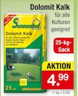 Dolomit Kalk Angebote von Sonnenhof bei Zimmermann Wilhelmshaven für 4,99 €