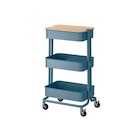 Servierwagen mit Abdeckung graublau von RÅSKOG / NORRÅVA im aktuellen IKEA Prospekt für 44,99 €