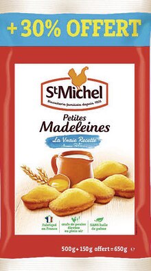 Géant Casino Arcueil - Petites Madeleines Promo Petites Madeleines dans le catalogue Géant Casino "Black Friday, jusqu'à -90% d'économies" à Arcueil