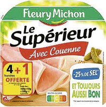 Casino Supermarchés Estevelles - Jambon Le Supérieur avec couenne -25% de sel Promo Jambon Le Supérieur avec couenne -25% de sel dans le catalogue Casino Supermarchés Votre mois Casinomania à Estevelles