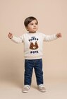 Promo Jean droit taille élastique uni en coton à 15,99 € dans le catalogue Monoprix Grasse à Grasse