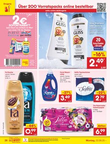 Waschmittel im Netto Marken-Discount Prospekt "Aktuelle Angebote" mit 59 Seiten (Pforzheim)