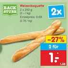 Weizenbaguette bei Netto Marken-Discount im Prospekt "" für 0,69 €