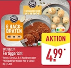 6 Hackbraten von Speisezeit im aktuellen ALDI Nord Prospekt