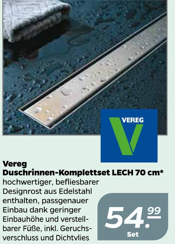 NETTO mit dem Scottie Ziezow - Duschrinnen-Komplettset LECH 70 cm Duschrinnen-Komplettset LECH 70 cm Angebot bei NETTO mit dem Scottie Ziezow im Prospekt Günstig. Besser. Für Dich.