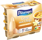 Crème aux œufs saveur vanille - PÂTURAGES dans le catalogue Intermarché