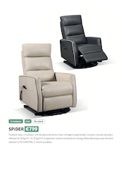 Promos Fauteuil dans le catalogue "Livraison offerte dès €500 d'achat de meubles" de Crack Fauteuil en promo dans le catalogue Crack à la page 3