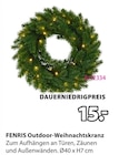 Outdoor-Weihnachtskranz Fenris Angebot im JYSK Prospekt Outdoor-Weihnachtskranz Fenris im JYSK Prospekt zum Preis von 15,00 €