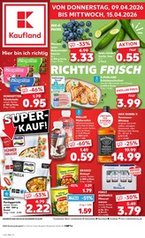 Aktueller Kaufland Supermarkt Prospekt in Gülzow und Umgebung, "Aktuelle Angebote" mit 58 Seiten, 09.04.2026 - 15.04.2026