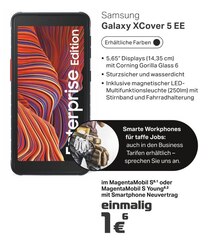 Bührs Telekommunikations GmbH & Co.KG Lingen - Galaxy XCover 5 EE Smartphone Galaxy XCover 5 EE Smartphone Angebot bei Bührs Telekommunikations GmbH & Co.KG Lingen im Prospekt ES GEHT WIEDER LOOOS