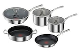 Batterie de cuisine Tefal BATTERIE DE CUISINE 5 PIECES RESERVE COLLECTION INOX INDUCTION E475S544 - Tefal en promo chez Darty Batterie de cuisine Tefal BATTERIE DE CUISINE 5 PIECES RESERVE COLLECTION INOX INDUCTION E475S544 - Tefal dans le catalogue Darty