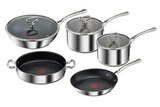 Batterie de cuisine Tefal BATTERIE DE CUISINE 5 PIECES RESERVE COLLECTION INOX INDUCTION E475S544 - Tefal - Darty Batterie de cuisine Tefal BATTERIE DE CUISINE 5 PIECES RESERVE COLLECTION INOX INDUCTION E475S544 - Tefal à 185,00 € dans le catalogue Darty