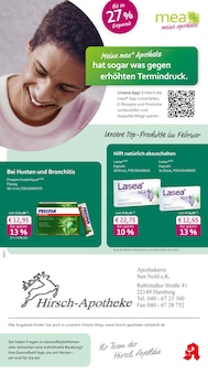 Aktueller mea - meine apotheke Prospekt "Unsere Februar-Angebote" für Hamburg Aktueller mea - meine apotheke Prospekt für Hamburg mit Seiten