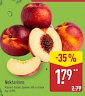 ALDI Nord Lunestedt - Nektarinen Angebot im Prospekt Nektarinen bei ALDI Nord im Lunestedt Prospekt für 1,79 €