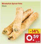Börekstick Spinat-Feta Angebote bei Netto Marken-Discount Bad Oeynhausen für 0,59 €