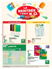 Promos Bureau dans le catalogue "LA RENTRÉE À PRIX K.O." de Auchan Hypermarché Bureau en promo dans le catalogue Auchan Hypermarché à la page 10
