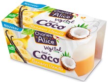 Monoprix Mareuil-lès-Meaux - Spécialité au lait de coco végétal bananes vanille Promo Spécialité au lait de coco végétal bananes vanille dans le catalogue Monoprix "Les vacances : tout le monde s'y retrouve" à Mareuil-lès-Meaux