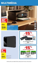 Prix et réduction Toshiba dans le prospectus Carrefour en cours Offre Toshiba dans le catalogue Carrefour du moment à la page 57