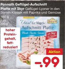 Geflügel-Aufschnitt Platte mit Skyr bei Netto Marken-Discount in Monheim Geflügel-Aufschnitt Platte mit Skyr im Angebot bei Netto Marken-Discount Monheim für 0,99 €