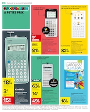 Calculatrice Angebote im Prospekt "LA RENTRÉE À PETIT PRIX" von Carrefour Calculatrice Angebote im Prospekt "LA RENTRÉE À PETIT PRIX" von Carrefour auf Seite 24
