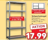 Schwerlastregal Angebote bei Kaufland Dortmund für 17,99 €