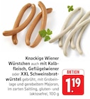 Knackige Wiener Würstchen bei EDEKA im Prospekt "" für 1,19 €