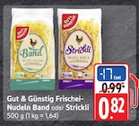 Band Frischei-Nudeln im Angebot bei E center in Schwäbisch Gmünd Band Frischei-Nudeln Angebote von Gut & Günstig bei E center Schwäbisch Gmünd für 0,82 €