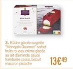 Bûche glacée surgelée - Monoprix Gourmet dans le catalogue Monoprix