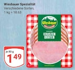 Spezialität Angebote von Wiesbauer bei GLOBUS Rüsselsheim für 1,49 €