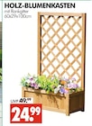 Aktuelles Holz-Blumenkasten mit Rankgitter Angebot bei Wreesmann in Dresden ab 24,99 €