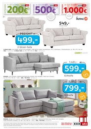 Ecksofa im XXXLutz Möbelhäuser Prospekt "junges wohnen." auf Seite 3