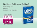 Omega im mea - meine apotheke Prospekt Omega-3 Kapseln von Bion im aktuellen mea - meine apotheke Prospekt für 15,25 €