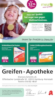 mea - meine apotheke Prospekt der KW 49 "Unsere Dezember-Angebote" Aktueller mea - meine apotheke Prospekt "Unsere Dezember-Angebote" Seite 1 von 4 Seiten