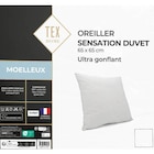 Oreiller sensation duvet moelleux - TEX HOME - Carrefour à Roubaix Oreiller sensation duvet moelleux - TEX HOME en promo chez Carrefour Roubaix à 18,99 €