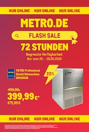 Metro Prospekt für Köln mit 3 Seiten Metro Prospekt für Köln: "Online kaufen: Metro.de", 3 Seiten, 26.05.2025 - 01.06.2025