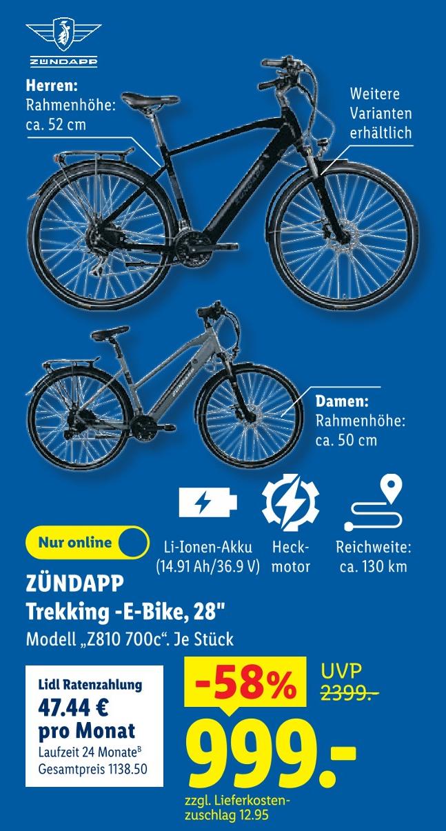 Trekking-E-Bike, 28