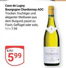 Aktuelle Wein Angebote bei GLOBUS in Bochum Aktuelles Bourgogne Chardonnay AOC Angebot bei GLOBUS in Bochum ab 5,99 €