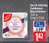 EDEKA Sternenfels - Delikatess Bierschinken Angebot im Prospekt Delikatess Bierschinken bei EDEKA im Sternenfels Prospekt für 1,42 €