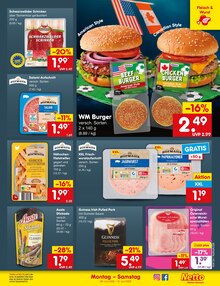 Wurst im Netto Marken-Discount Prospekt "Aktuelle Angebote" mit 67 Seiten (Leverkusen)