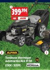 Tondeuse thermique autotractée al4 51 sh - ALPINA en promo chez Screwfix Villeneuve-d'Ascq à 399,99 €
