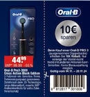 Pro-3000 Cross Action Black Edition von Oral-B im aktuellen V-Markt Prospekt für 44,99 €