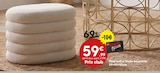 Pouf coffre Giulia bouclette - Maxi Bazar Pouf coffre Giulia bouclette à 59,99 € dans le catalogue Maxi Bazar