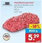 Hackfleisch gemischt bei Netto Marken-Discount im Leipzig Prospekt für 5,29 €