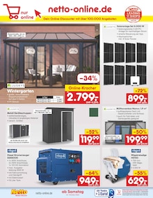Gartenmöbel im aktuellen Netto Marken-Discount Prospekt (Wiesbaden) Gartenmöbel im Netto Marken-Discount Prospekt "Aktuelle Angebote" mit 65 Seiten (Wiesbaden)