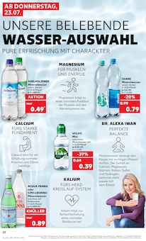 Mineralwasser im Kaufland Prospekt "Hier bin ich richtig" mit 56 Seiten (Duisburg)