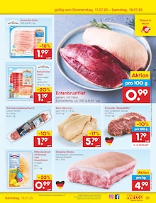 Fleisch im Netto Marken-Discount Prospekt "Aktuelle Angebote" mit 67 Seiten (München)