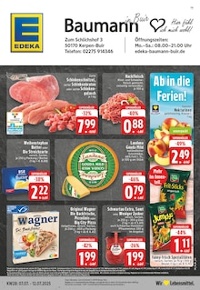 Aktueller EDEKA Prospekt "Aktuelle Angebote" Seite 1 von 24 Seiten für Kerpen