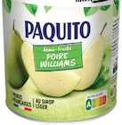 Demi-Fruits Poires Williams au Sirop - PAQUITO dans le catalogue Intermarché Hyper