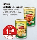 Eintöpfe oder Suppen von Erasco im aktuellen V-Markt Prospekt für 1,59 €